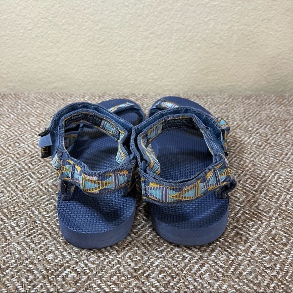 TEVA WOMEN'S ORIGINAL UNIVERSAL SPORT EVERYDAY BLUE SANDALS SZ 9 AZTEC CASUAL - Picture 4 of 7